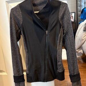 Lululemon Athletica Black and Gray Blazer